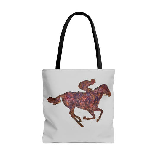 Race Horse Tote Bag