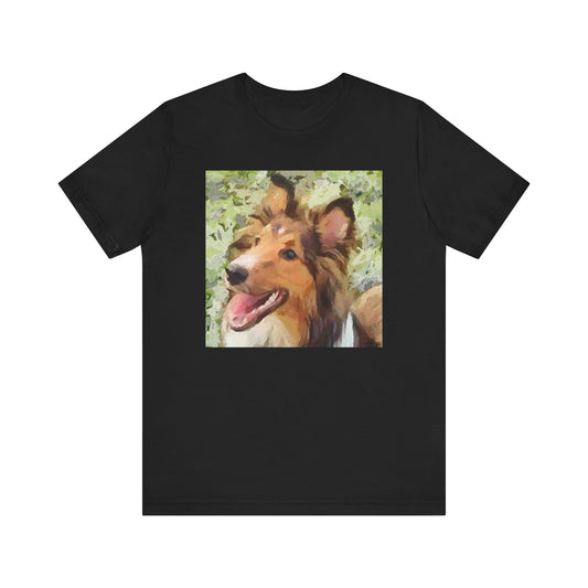 Sheltie 'May ' Unisex Jersey Short Sleeve Tee