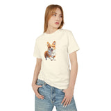 Welsh Corgi Puppy - Unisex Relaxed Fit Garment-Dyed Heavyweight Cotton Tee