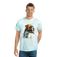 Boxer 'Cooper' Unisex Cotton Tie-Dye Tee, Cyclone