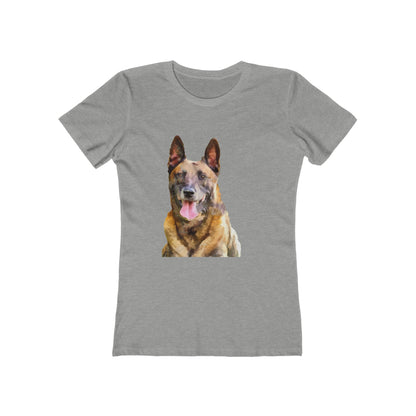 Belgian Malinois Women's Slim Fit Ringspun Cotton T-Shirt