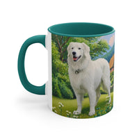 Hungarian Kuvasz 11oz Ceramic Accent Mug