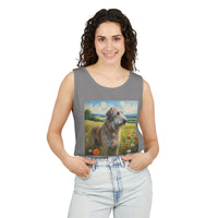 Irish Wolfhound Unisex Relaxed Fit Garment-Dyed Tank Top
