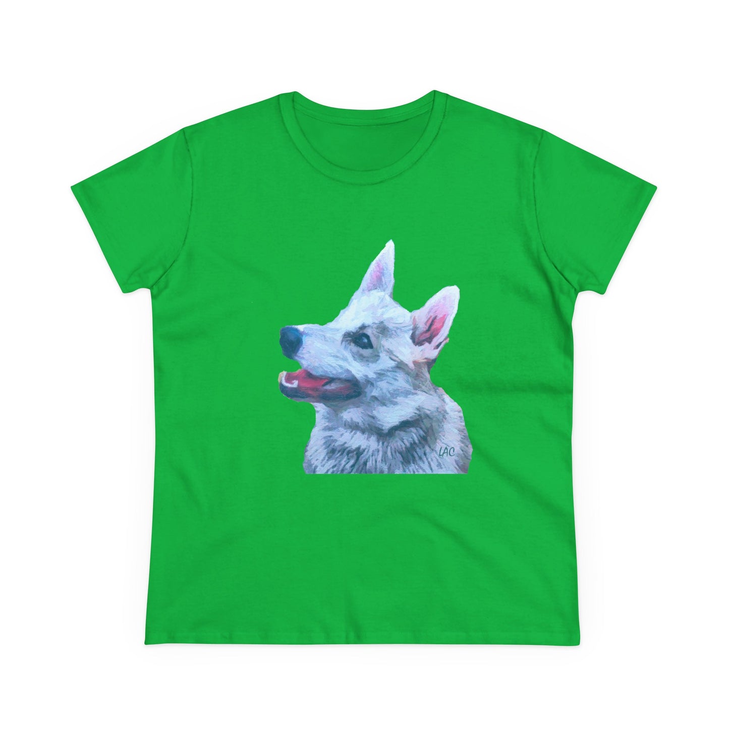 Norwegian Buhund Women's Midweight Cotton Tee