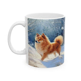 Finnish Spitz Ceramic Mug,  Two Sizes