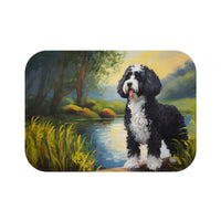 Portuguese Water Dog Bathroom Rug Mat