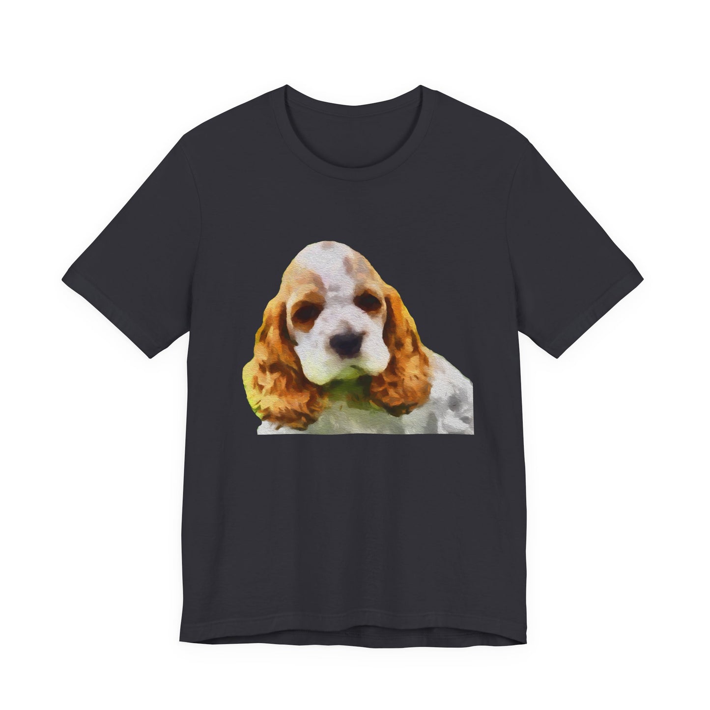 Cocker Spaniel 'Hogan' Unisex Jersey Short Sleeve Tee by DoggyLips ™
