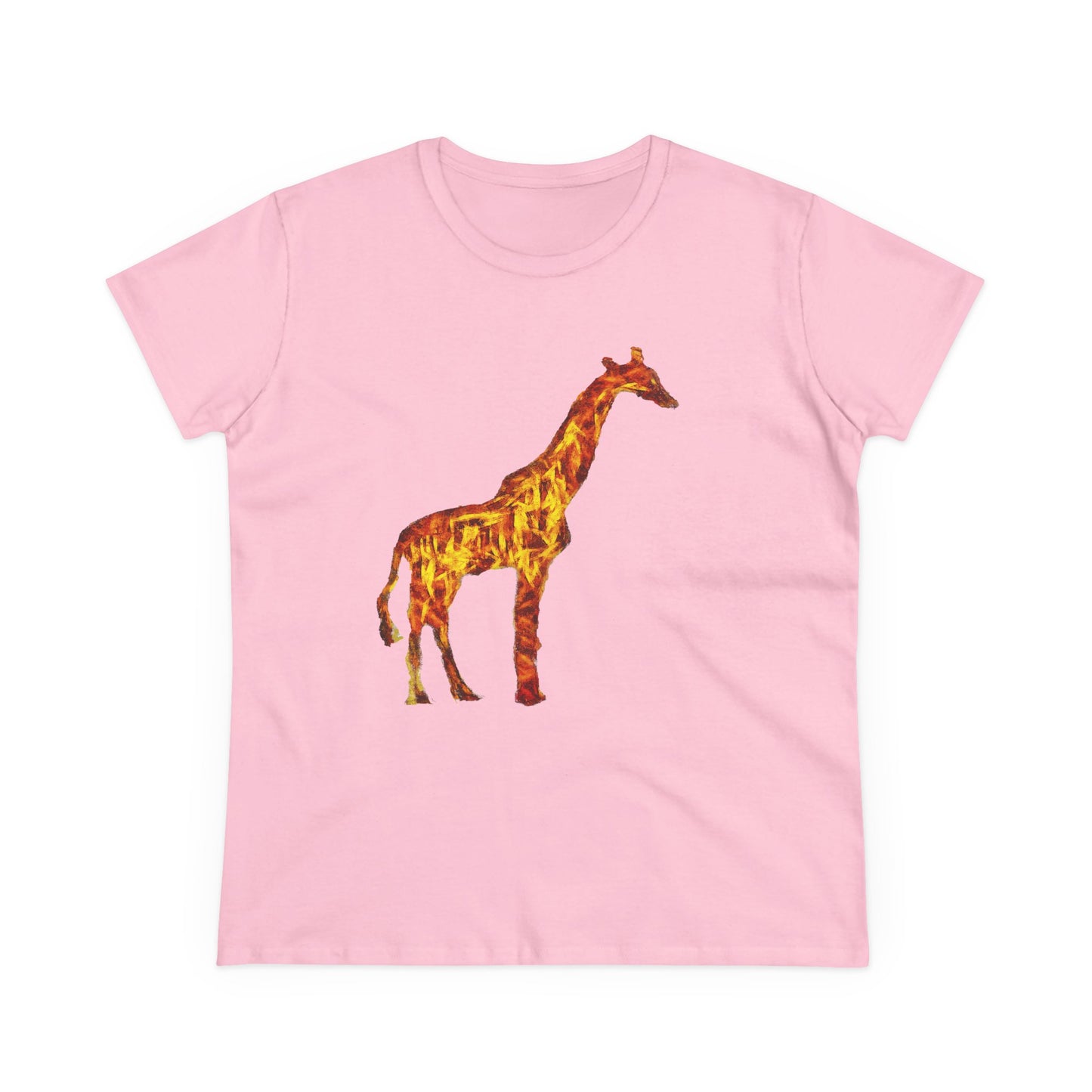Giraffe 'Camile' Women's Midweight Cotton Tee