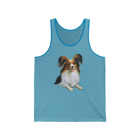 Papillon Unisex Jersey Tank