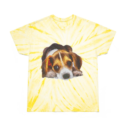 Beagle 'Daisy Mae' Unisex Cotton Tie-Dye Tee, Cyclone