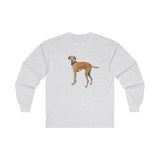 Sloughi - Arabian Greyhound - Unisex Classic Cotton Long Sleeve Tee