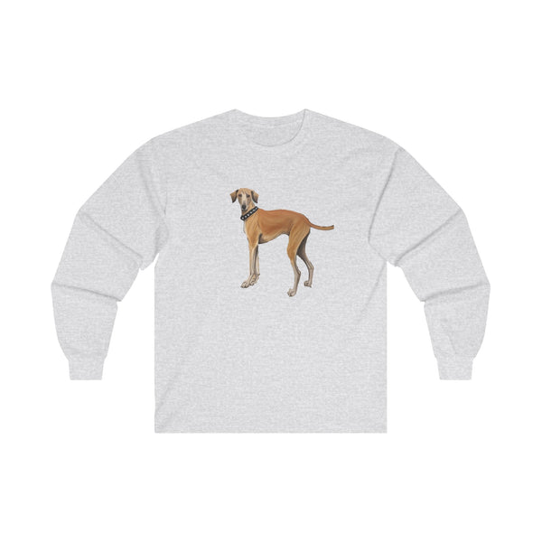 Sloughi - Arabian Greyhound - Unisex Classic Cotton Long Sleeve Tee