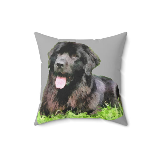 Newfoundland Spun Polyester Throw Pillow
