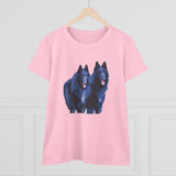 Belgian Shepherds Women's Midweight Cotton Tee - Style Meets Comfort
