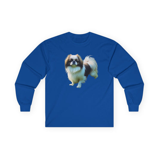 Japanese Chin Classic Cotton Long Sleeve Tee