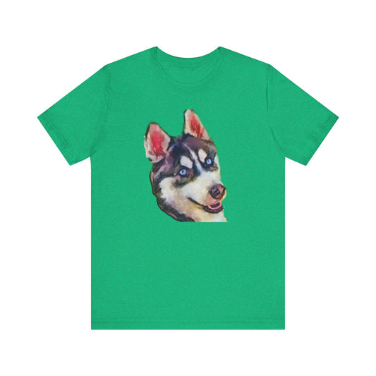 Siberian Husky 'Iditarod' Unisex Jersey Short Sleeve Tee