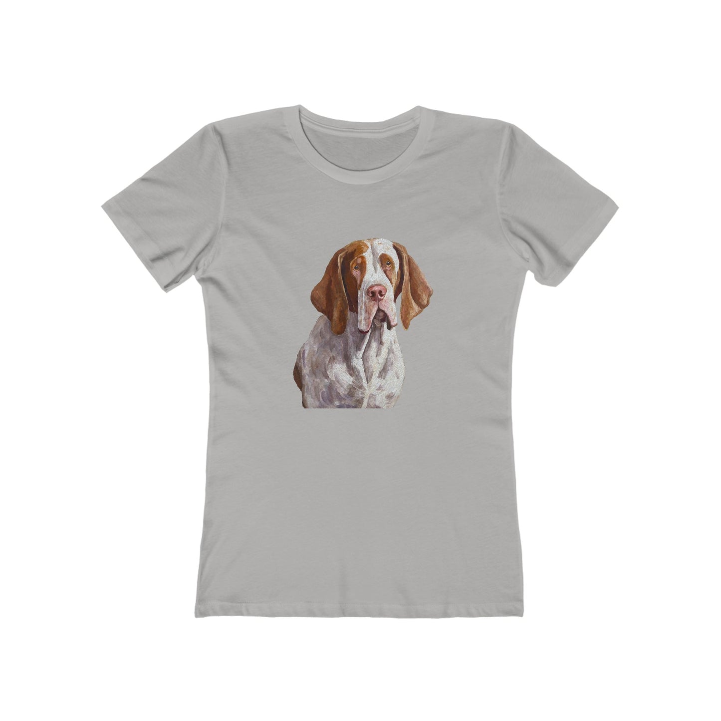 Bracco Italiano Women's Slim Fit Ringspun Cotton Tee
