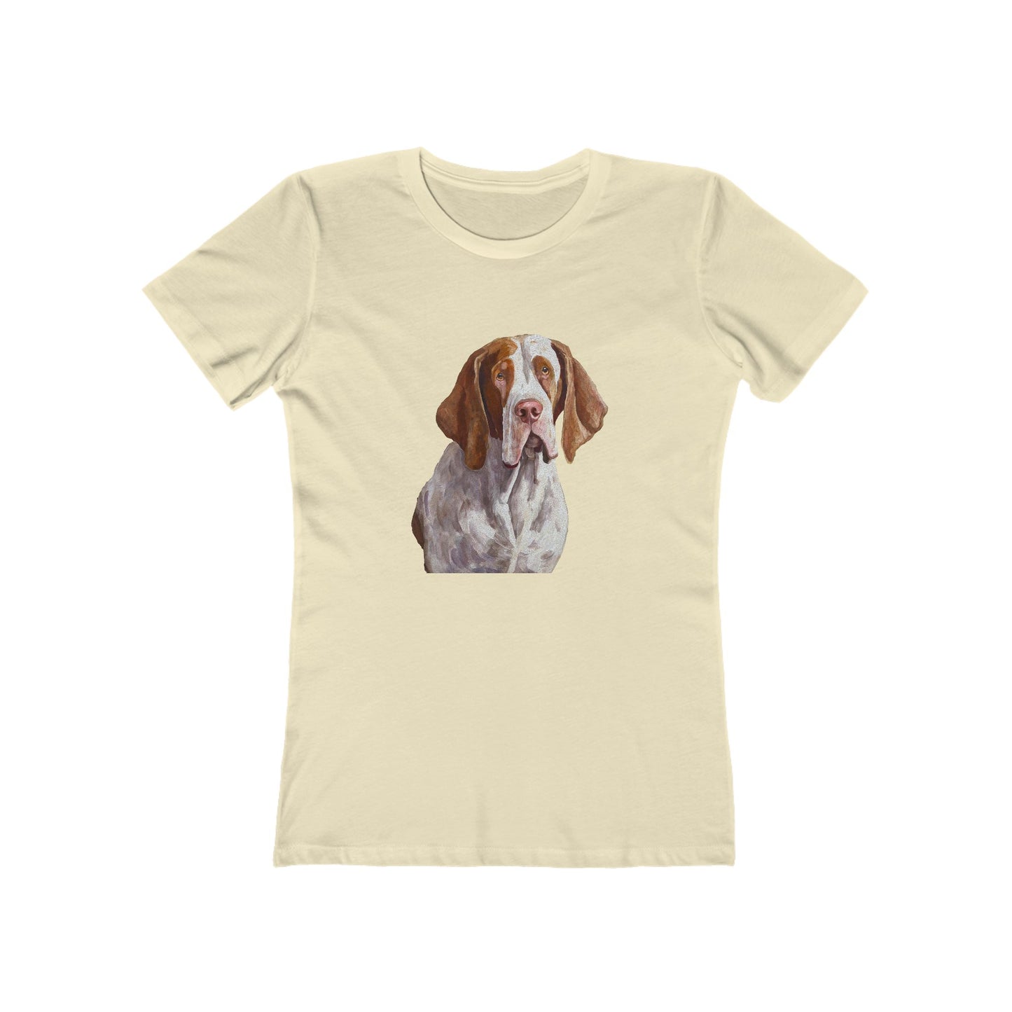 Bracco Italiano Women's Slim Fit Ringspun Cotton Tee