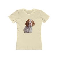 Bracco Italiano Women's Slim Fit Ringspun Cotton Tee
