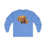 Rhodesian Ridgeback 'Zulu' Unisex Cotton Long Sleeve Tee