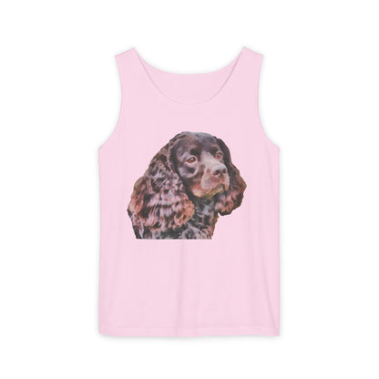 American Water Spaniel Unisex Relaxed Fit Ringspun Cotton Tank Top