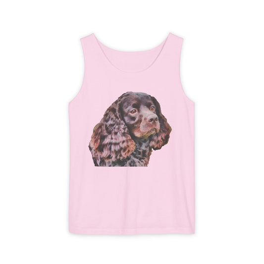 American Water Spaniel Unisex Relaxed Fit Ringspun Cotton Tank Top