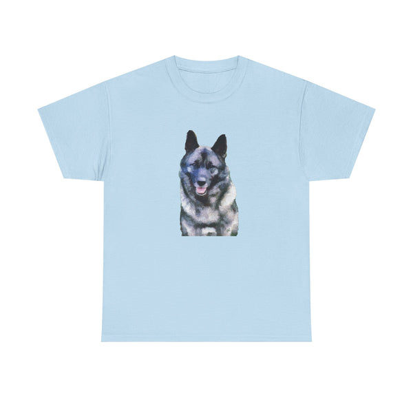 Norwegian Elkhound Unisex Heavy Cotton Tee by DoggyLips™