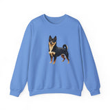 Black & Tan Shiba Inu  -  Unisex 50/50 Crewneck Sweatshirt