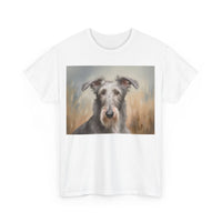 Scottish Deerhound Unisex Heavy Cotton Tee