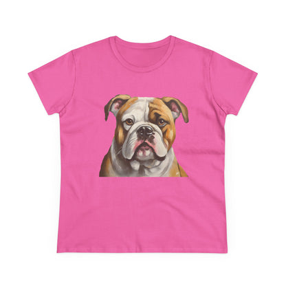 American Bulldog Women's Midweight Cotton Tee