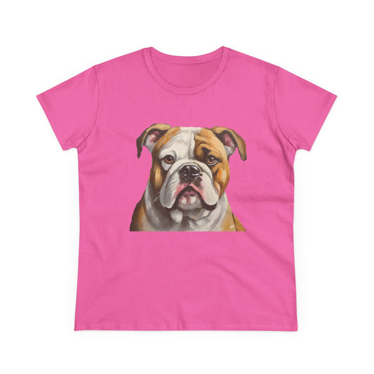 American Bulldog Women's Midweight Cotton Tee