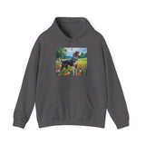 Bluetick Coonhound -- Unisex 50/50 Hooded Sweatshirt