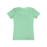 Dachshund 'Simone' - Women's Slim Fit Ringspun Cotton T-Shirt