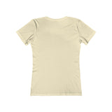 Dachshund 'Simone' - Women's Slim Fit Ringspun Cotton T-Shirt
