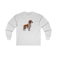 Irish Red & White Setter - Unisex Classic Cotton Long Sleeve Tee