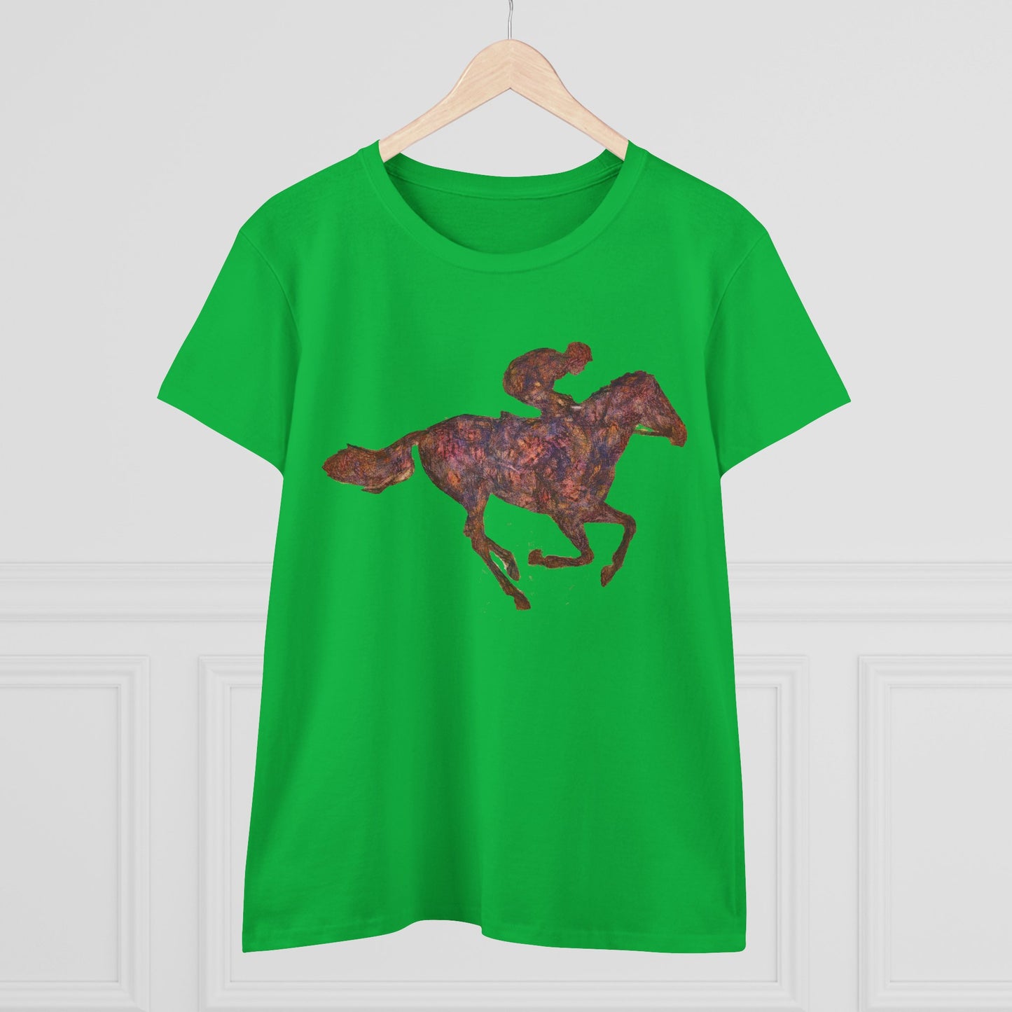 Race Horse Women's Midweight Cotton Tee