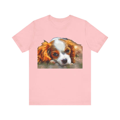 King Charles Spaniel 'Puppy #1' Unisex Jersey Short Sleeve Tee