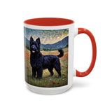 Croatian Sheepdog - Ceramic Accent Coffee Mug - Two sizes