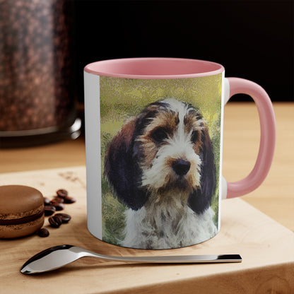 Petite Basset Griffon Accent Coffee Mug, 11oz