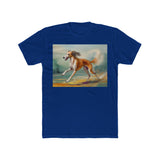 Saluki Men's Fitted Cotton Crew Tee