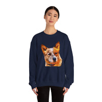 Red Heeler - Australian Cattle Dog - Unisex 50/50 Crewneck Sweatshirt