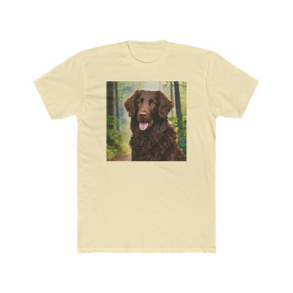 Curly Coated Retriever Men's Cotton Crew Tee