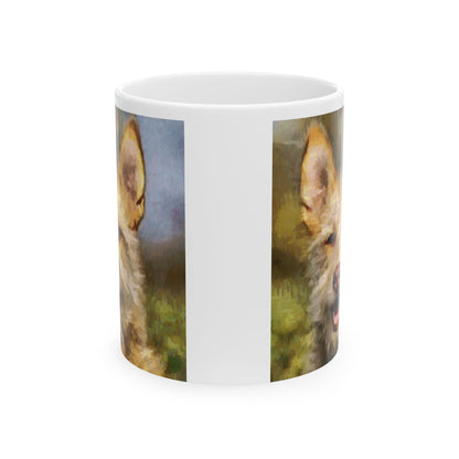 Portuguese Podengo Ceramic Mug 11oz