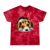 Beagle 'Daisy Mae'  Unisex Cotton -  Tie-Dye Tee, Crystal