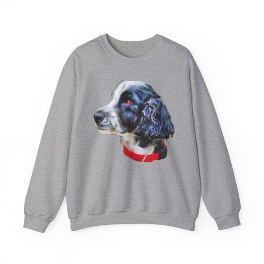 English Cocker Spaniel 'Tango' Unisex 50/50 Crewneck Sweatshirt