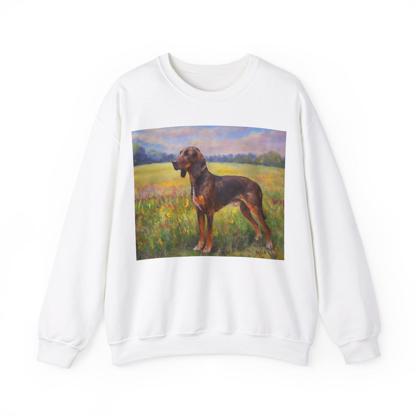 Plott Hound - 50/50 Crewneck Sweatshirt