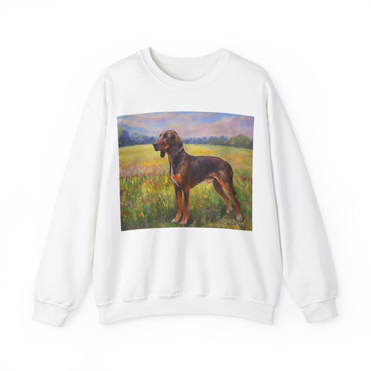 Plott Hound - 50/50 Crewneck Sweatshirt