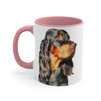 Gordon Setter Accent Coffee Mug, 11oz - Sip in Style!