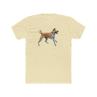 Korean Jindo Men's Fitted Cotton Crew Tee