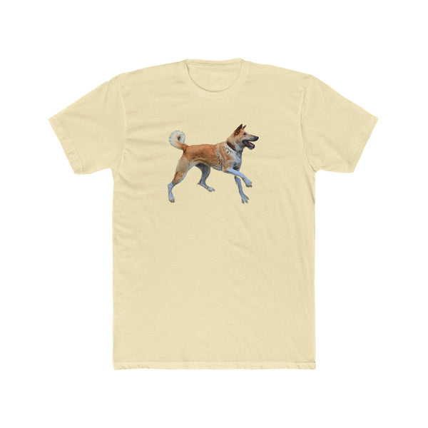 Korean Jindo Men's Fitted Cotton Crew Tee